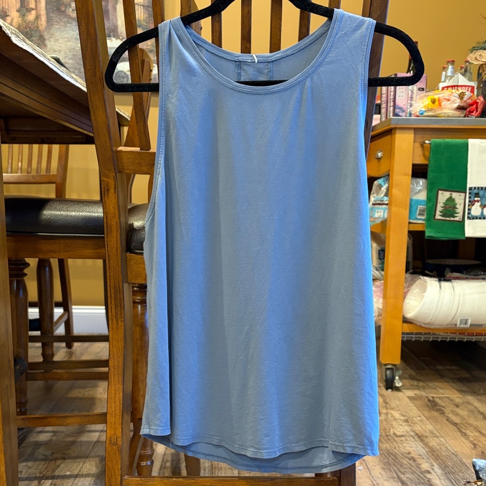 Blue lululemon tank